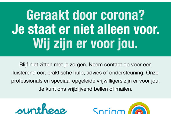 Campagne "Geraakt door corona?"